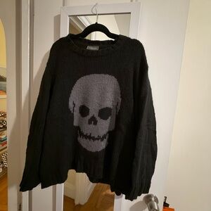 Wooden Ships Black Skull Sweater